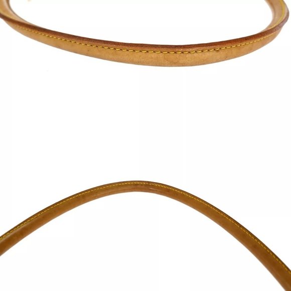 LOUIS VUITTON Logo Looping GM Shoulder Bag Monogram Leather Brown - Picture 10 of 16